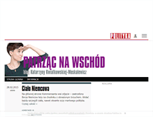 Tablet Screenshot of kwiatkowska.blog.polityka.pl