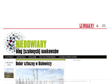 Tablet Screenshot of naukowy.blog.polityka.pl